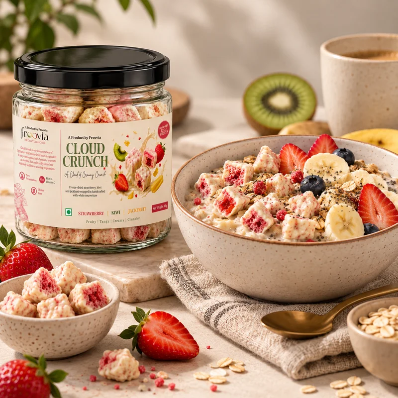 Strawberry, Kiwi & Jackfruit